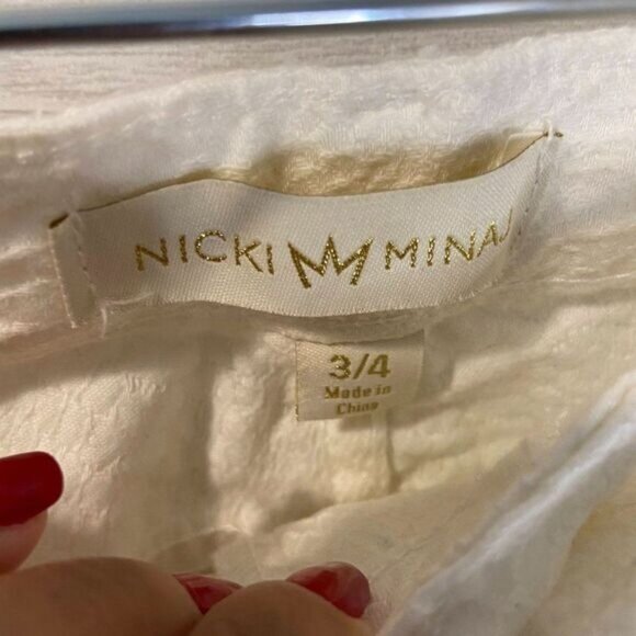 Nicki‎ Minaj Women’s Mid Rise Snake Textured Denim Ankle Zip Pants - Picture 9 of 9